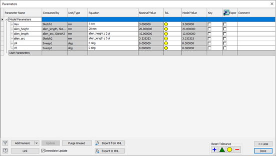 Inventor Training - Adjusting Parameters