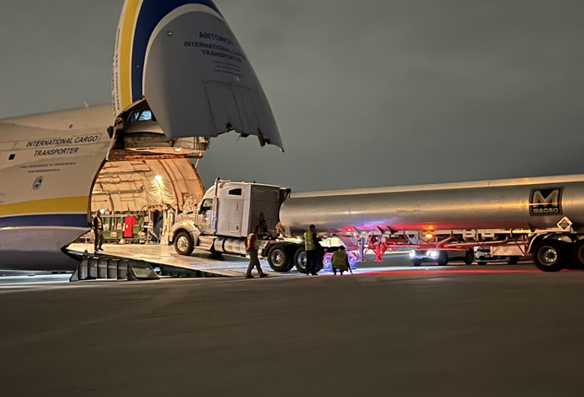 MACRO assets transported for disaster recover missions